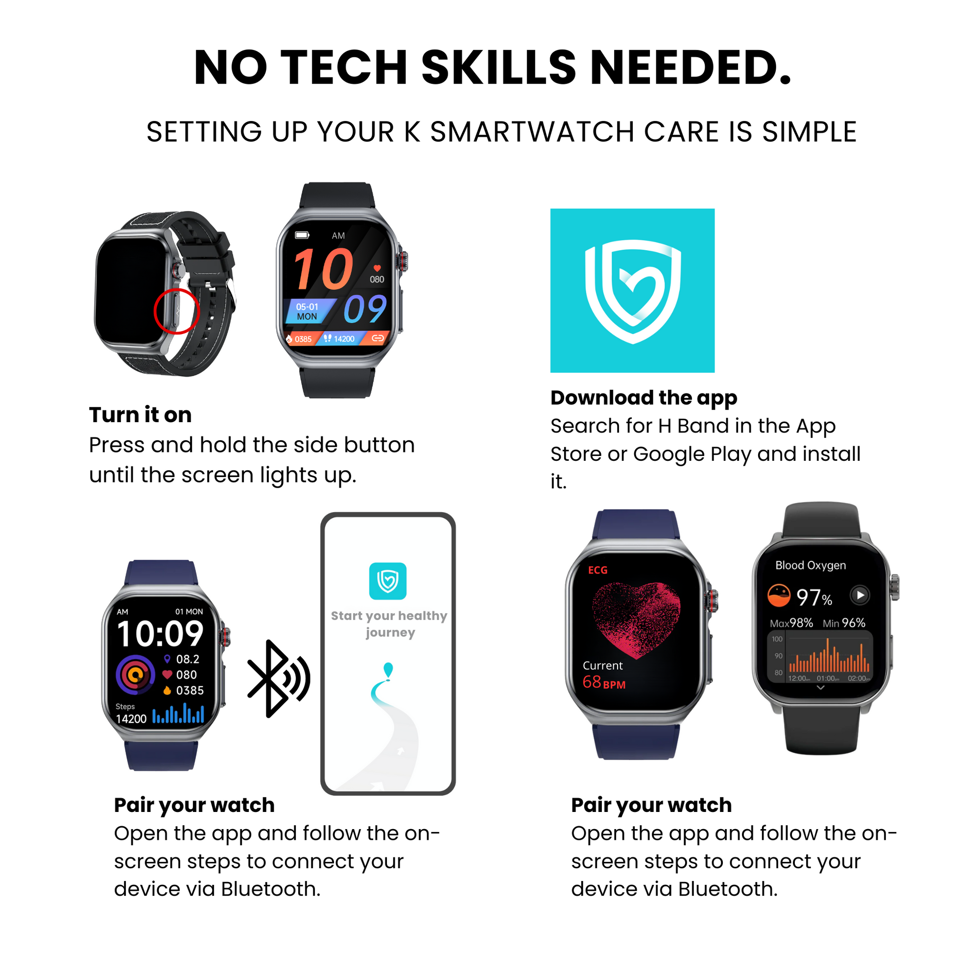 K SMARTWATCH CARE