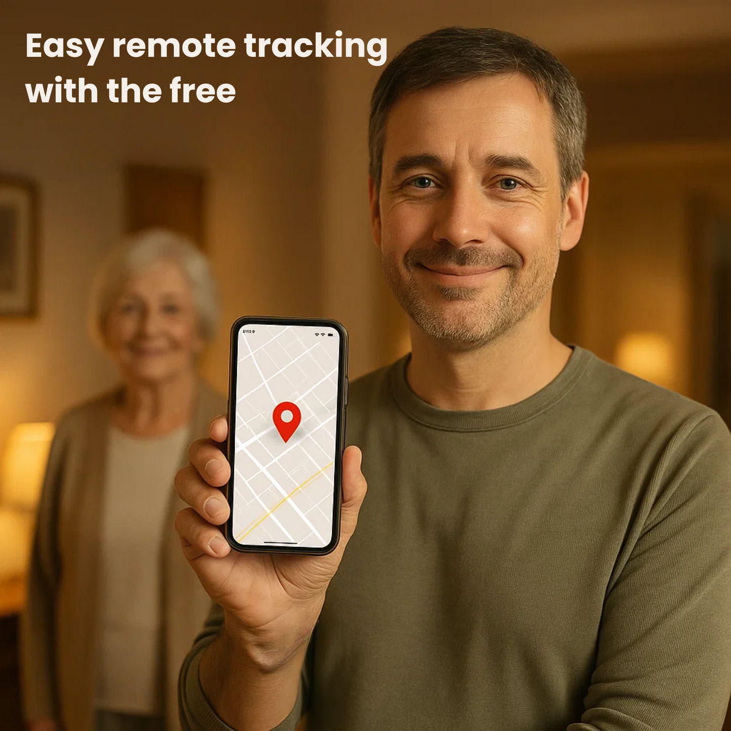 Fall Detection Watch for Seniors - 4G Medical Alarm with GPS & SOS Smart Watch