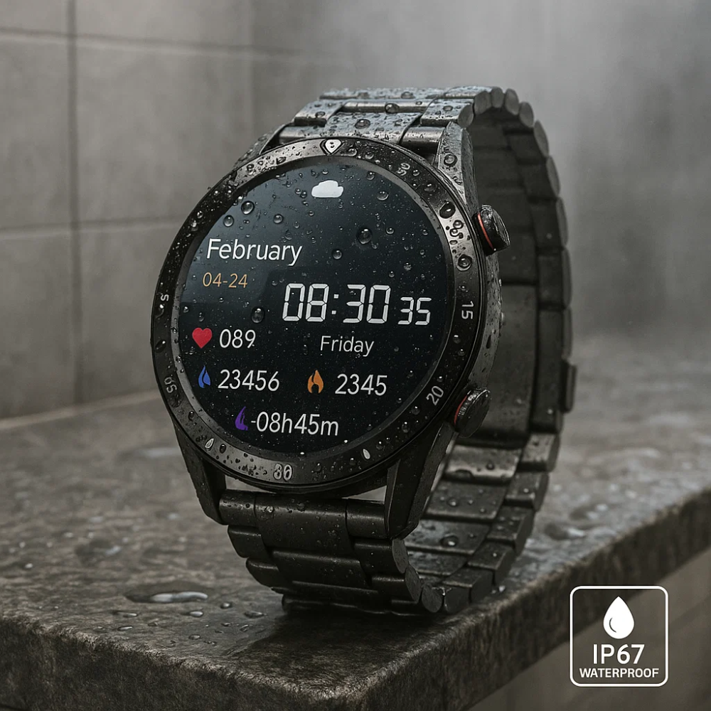 Diabetes Smartwatch with Glucose Monitoring – Non-Invasive Blood Sugar Tester for Health & Fitness
