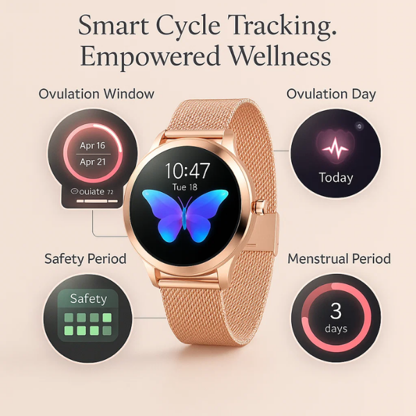 Luxury Galaxy Smart Watches Women K10