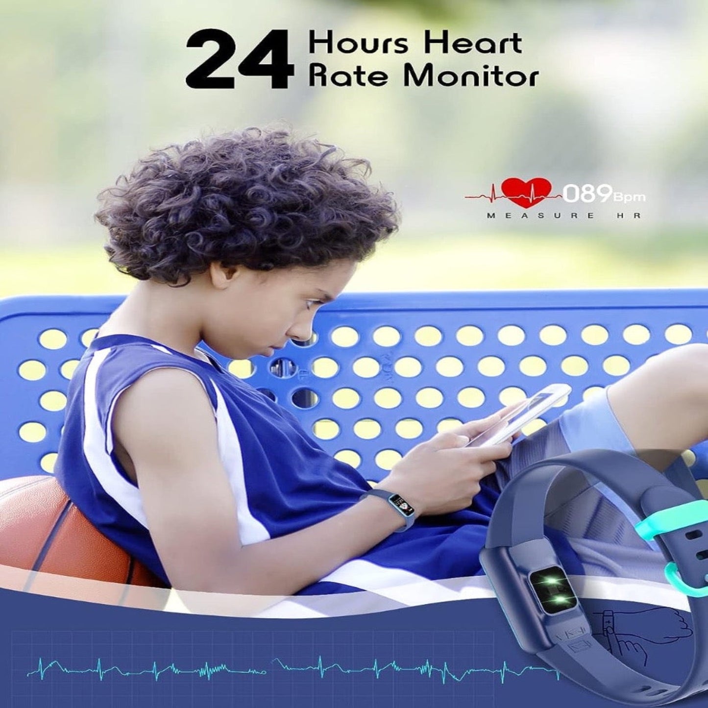 Childrens Smartwatch Fitness - Activity Tracker with Pedometer & GPS for Kids