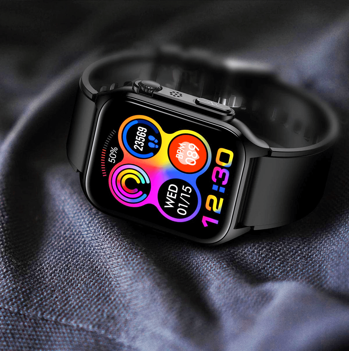 Vitality Smart Watch - Health and Fit Tracker All-In-One Monitoring Waterproof