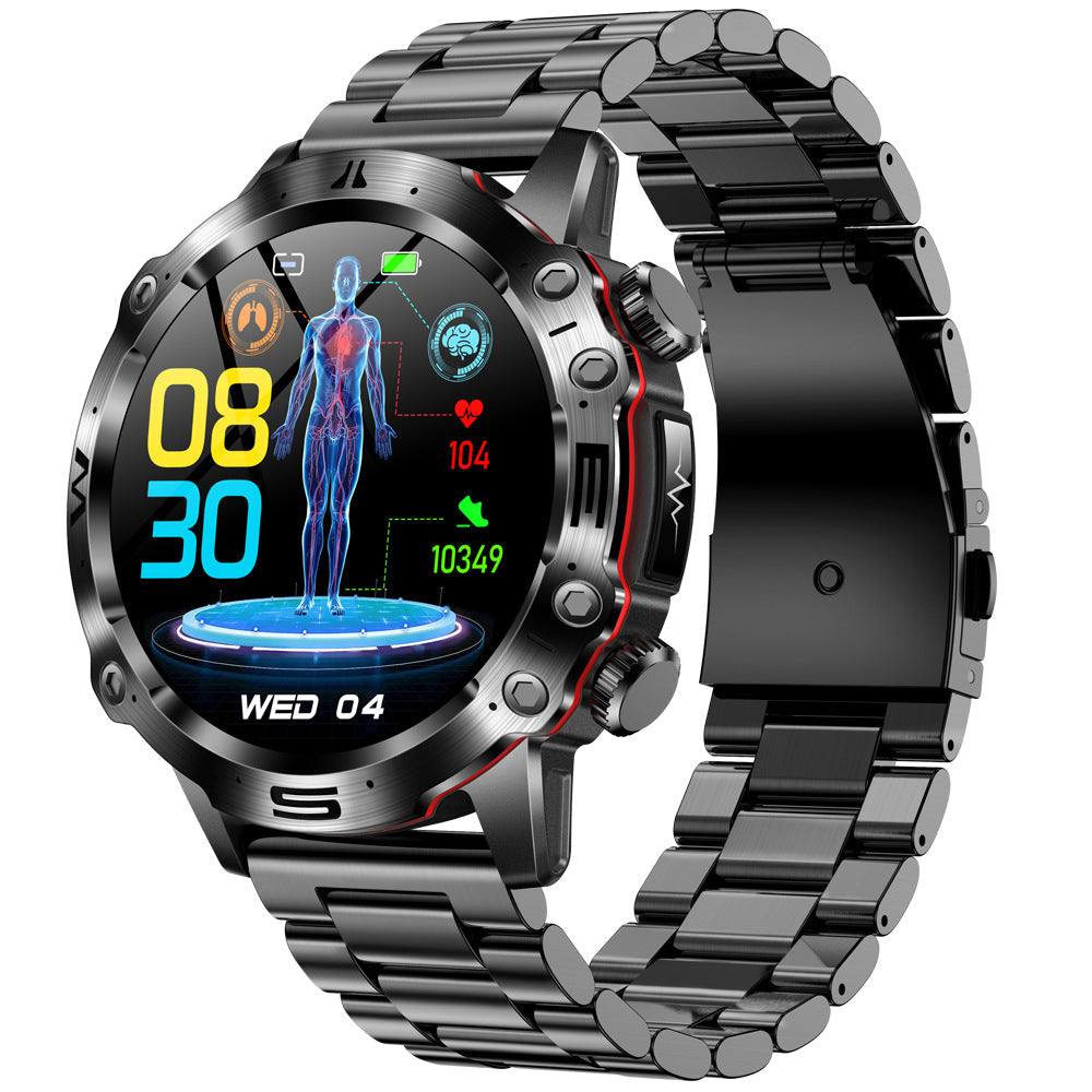 Advanced Blood Glucose Wrist Watch - Heath Smart Watch High-End ECG & PPG Technology