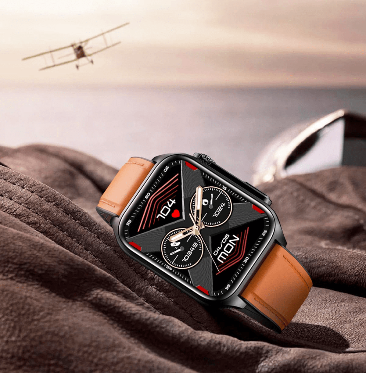 Vitality Smart Watch - Health and Fit Tracker All-In-One Monitoring Waterproof