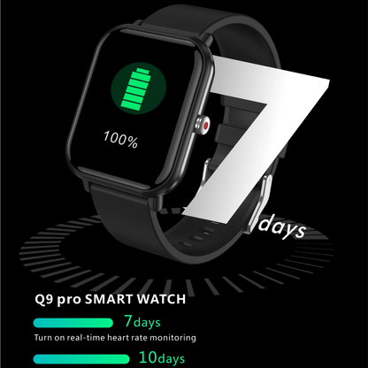 2024 Blood Pressure Monitor Wrist Face Sport Waterproof Blood Pressure Smart Watch For Android iOS