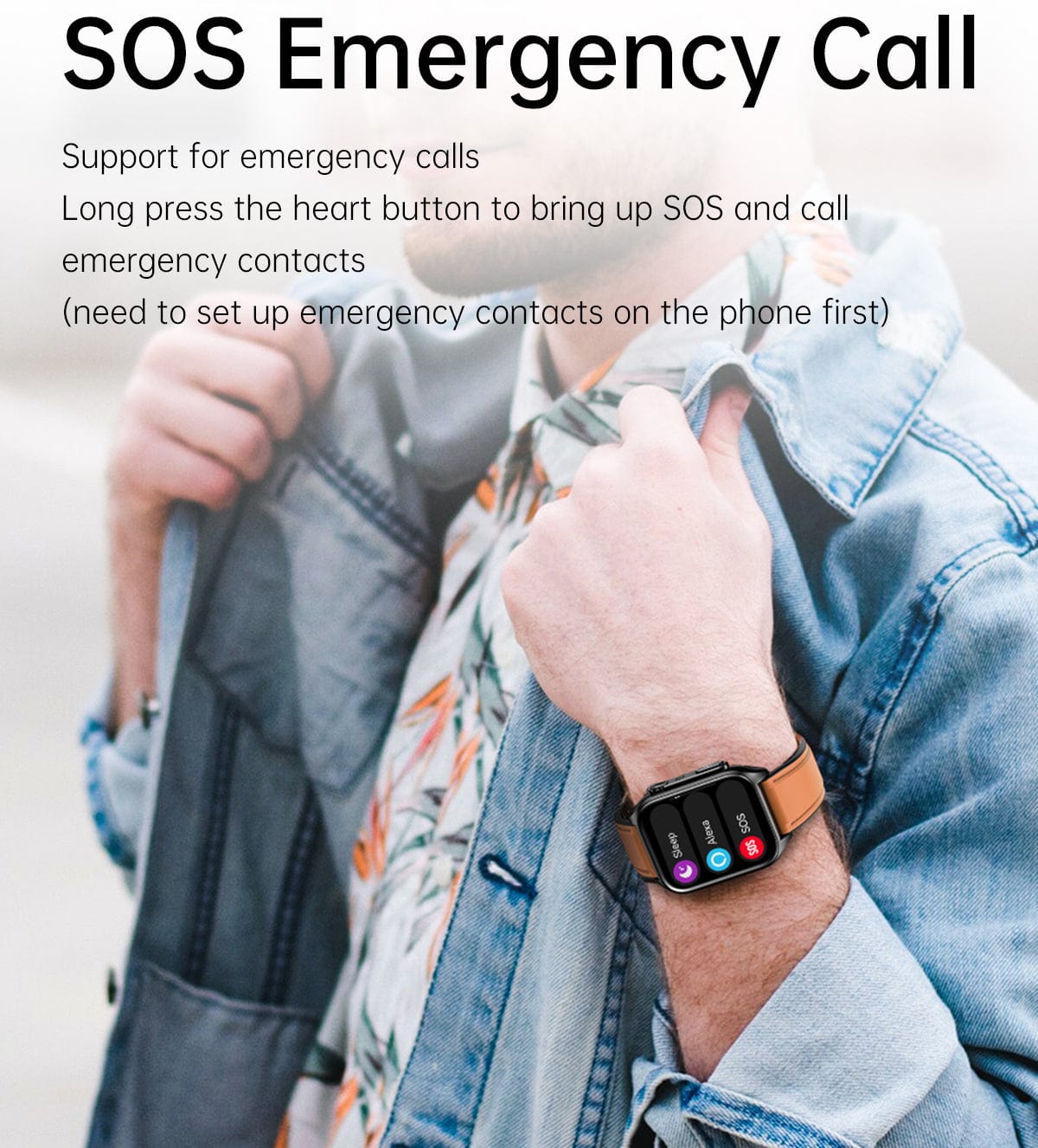 Vitality Smart Watch - Health and Fit Tracker All-In-One Monitoring Waterproof
