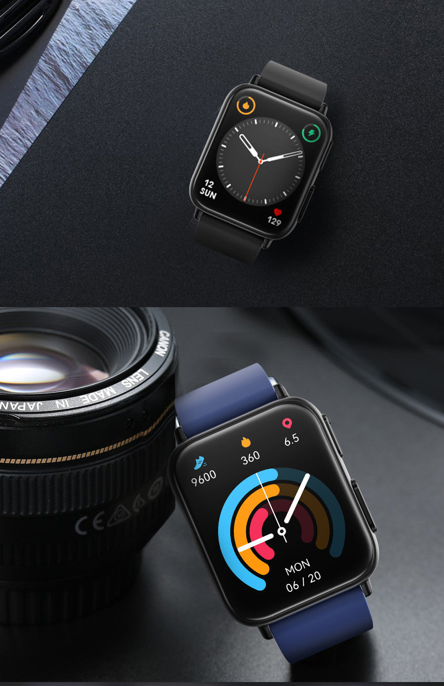 Health Monitoring Smartwatch – Blood Pressure & ECG Features for Daily Insights