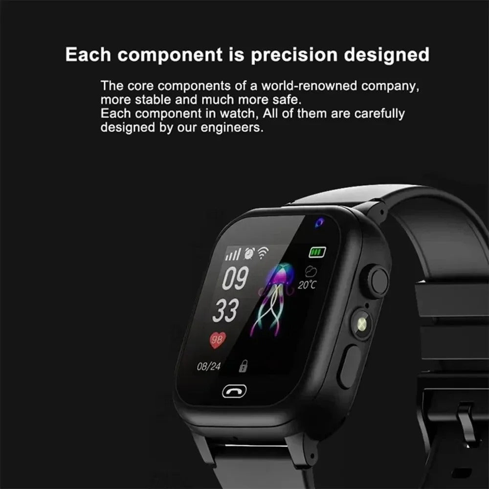 4G Kids GPS Smart Watch - Video Calls, SOS, and Games for Childs