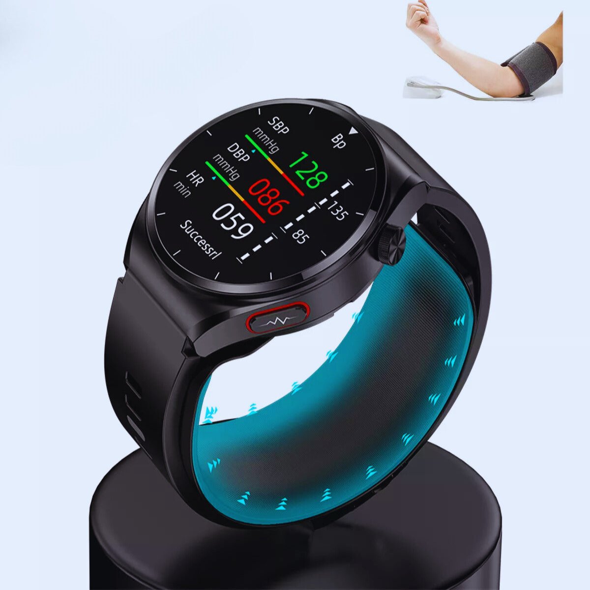 Air Pump Smart Watch | High Precision Blood Pressure & Heart Rate monitor