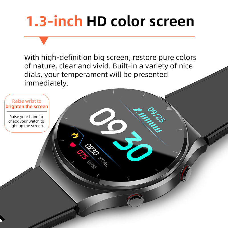 Blood Sugar & Blood Pressure Monitor Smartwatch | ECG, HRV & Heart Rate Tracking for Health Management