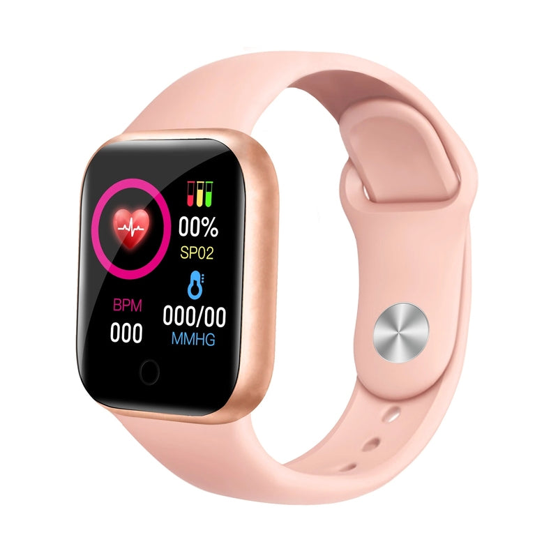 Stylish Fit bit Smart Watch for Women Elegant Fitness Tracker with Advanced Health Features, Perfect for Active Ladies