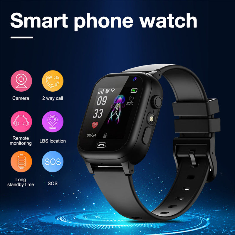 KidsConnect Smart Watch for girls and boys - Versatile Tracker Watch and Phone control for Children with Camera