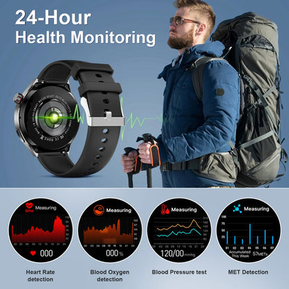 HealthSense BP Smartwatch: Blood Pressure Monitor Watch - Accurate Health Tracking, Essential for Wellness and Fitness