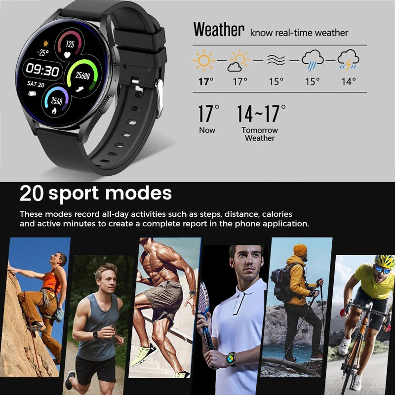 Sports Watch for Runners High-Performance Running Smart Watch with Advanced Features, Ideal for Athletes