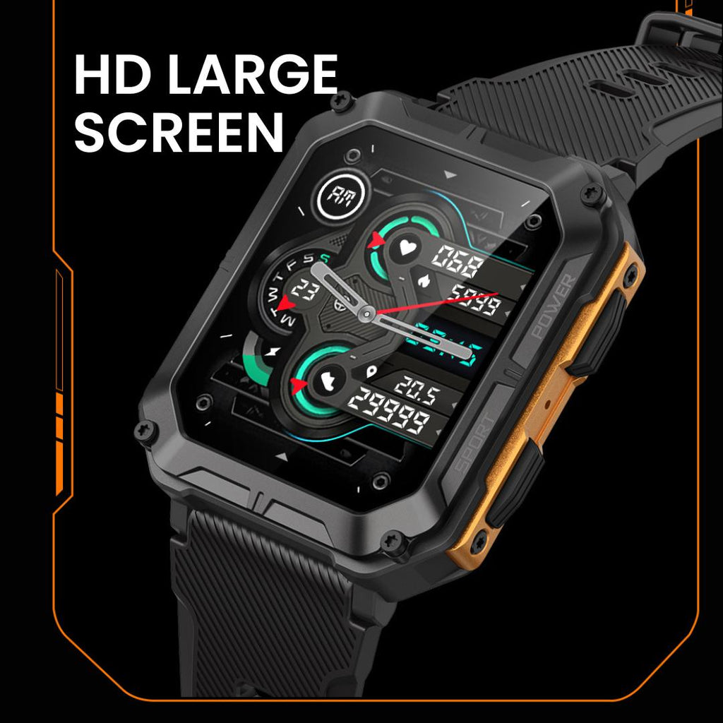 Aegis Series Pro Smartwatch | Durable, Health Monitoring & Bluetooth Connectivity for Active Lifestyles