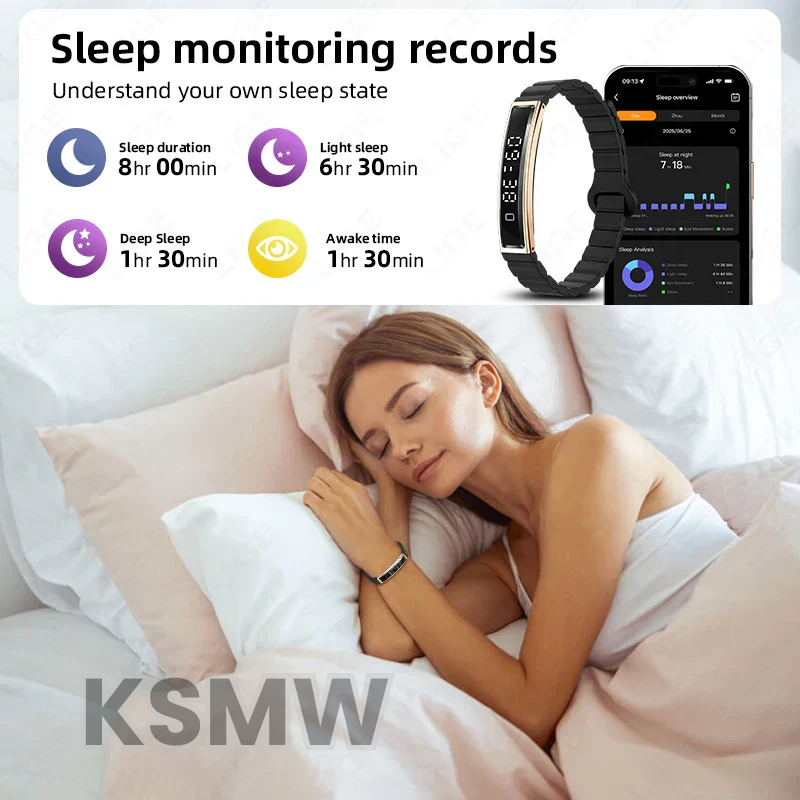 Waterproof Watches for Women – Slim Smartwatch for Swimming with Heart Rate & SpO2 Monitor, Sleep & Fitness Tracking, Long Battery, Android iOS