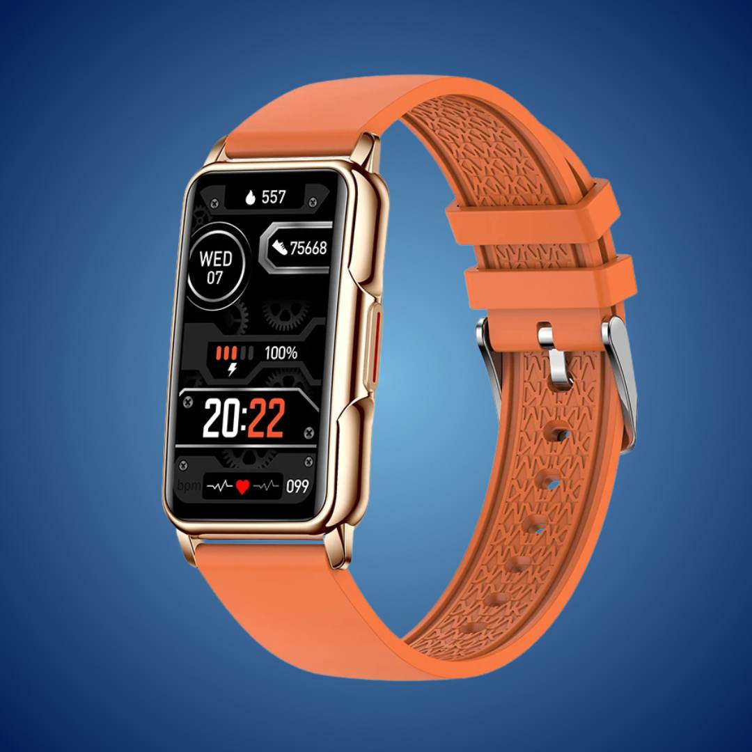 Ladies Smart Health Watch – Heart Rate, BP & Fitness Tracking with Elegant Slim Design