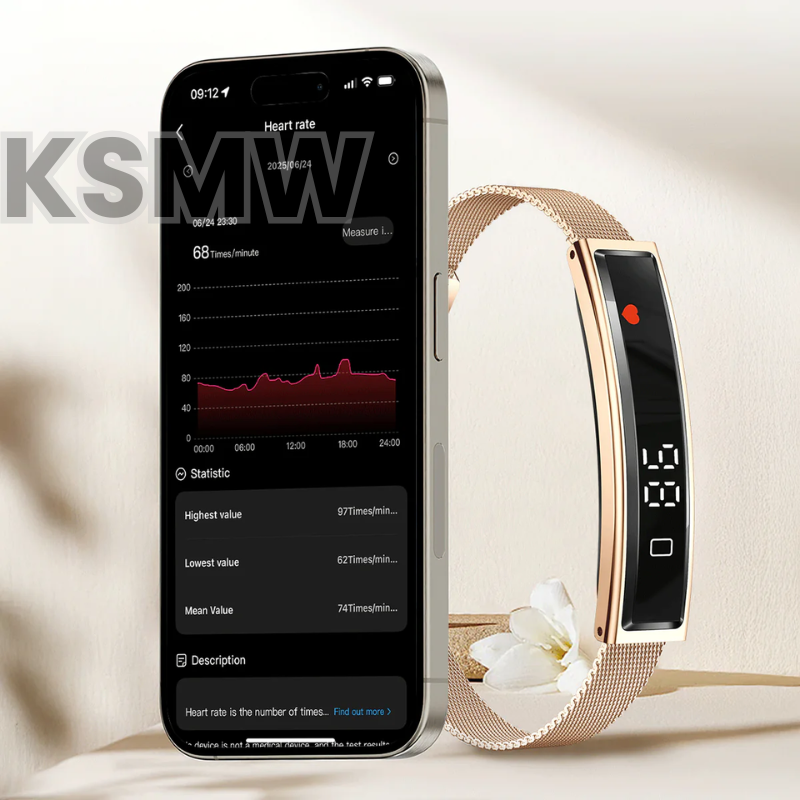 Waterproof Watches for Women – Slim Smartwatch for Swimming with Heart Rate & SpO2 Monitor, Sleep & Fitness Tracking, Long Battery, Android iOS