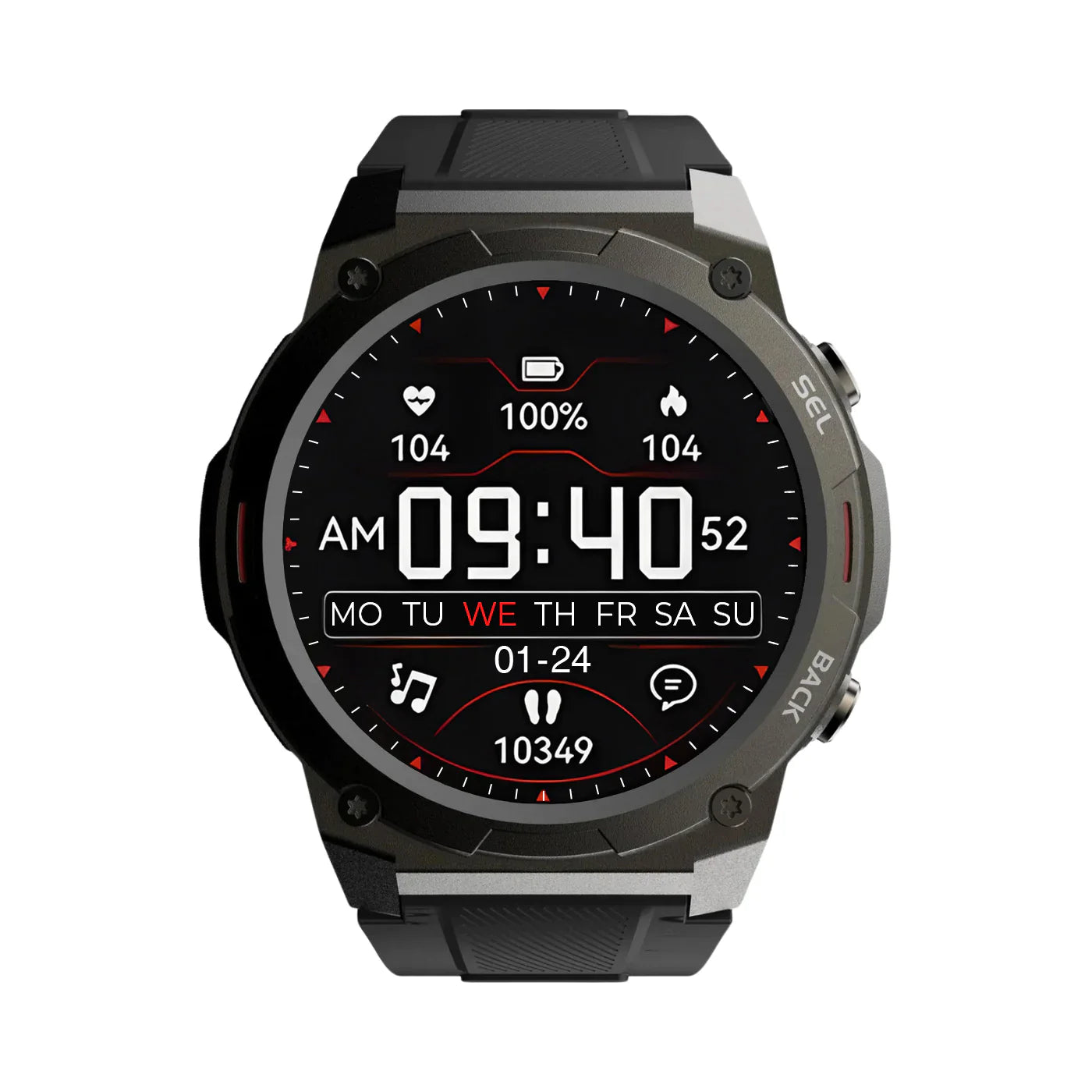 Pro Fit Smart Wach - Blood Sugar Monitoring, Sports modes & Waterproof Design