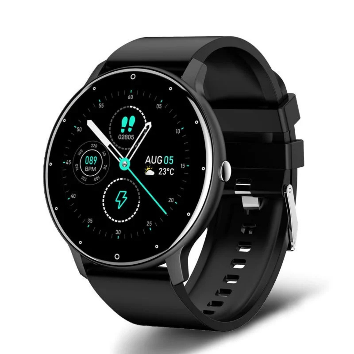 Smart Fitness Tracker Watch | Heart Rate Monitor, Waterproof & Ideal for Health Enthusiasts