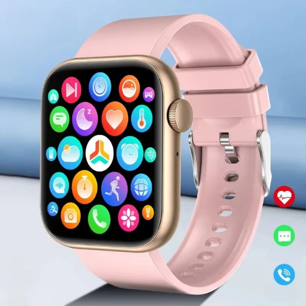 Edition 2024 Smart Watch for Women - Fitness Smartwatch for Android - Stylish Wearable for Girls & Teenagers