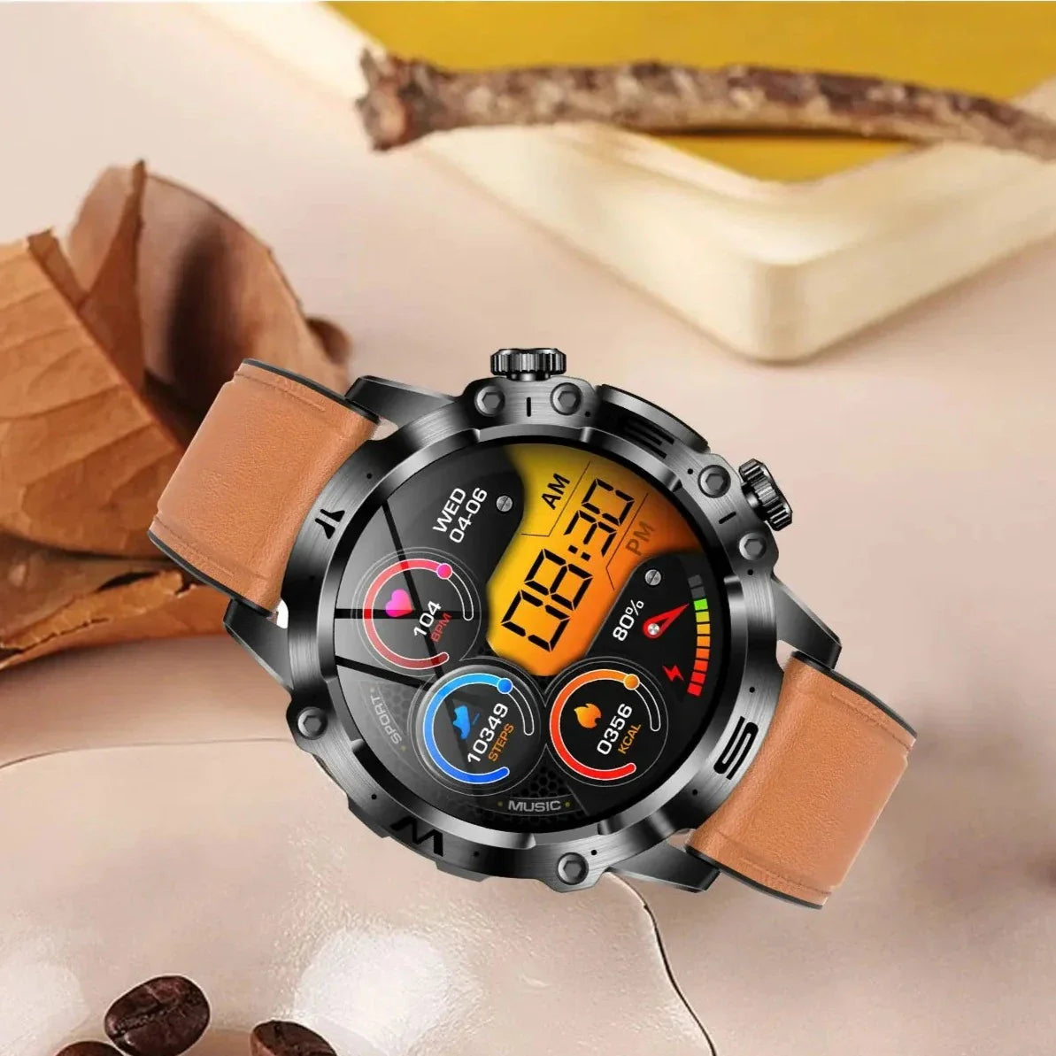 Advanced Blood Glucose Wrist Watch - Heath Smart Watch High-End ECG & PPG Technology