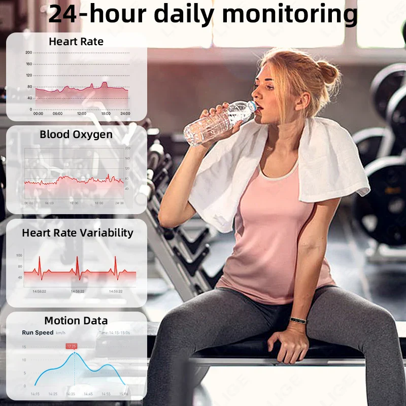 Waterproof Watches for Women – Slim Smartwatch for Swimming with Heart Rate & SpO2 Monitor, Sleep & Fitness Tracking, Long Battery, Android iOS