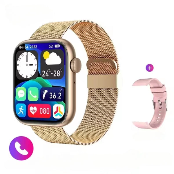 Edition 2024 Smart Watch for Women - Fitness Smartwatch for Android - Stylish Wearable for Girls & Teenagers