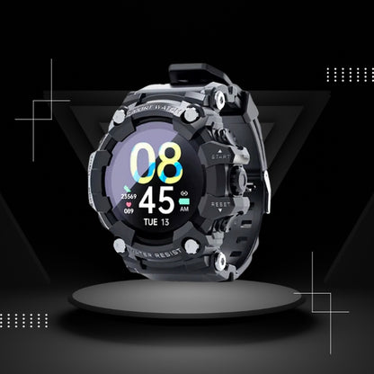 Tactical Rugged Smartwatch - Military-Grade Durability with Sport Features - Ideal for Tough Environments