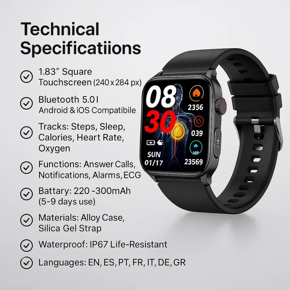 Smartwatch for Diabetes Monitoring: Sleek and Stylish Solution for Effective Diabetes Management
