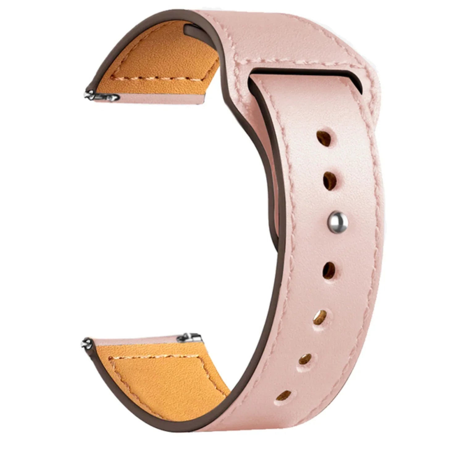 Pink Buckle K Leather Loop