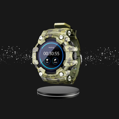 Tactical Rugged Smartwatch - Military-Grade Durability with Sport Features - Ideal for Tough Environments