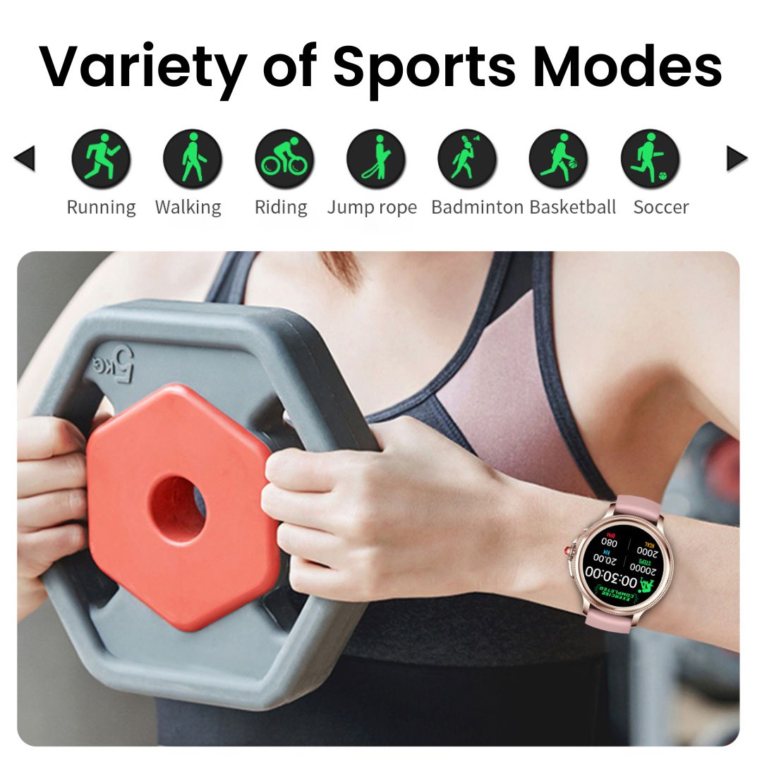 Smartwatch for Ladies – Fitness, Health, and Timeless Style in One