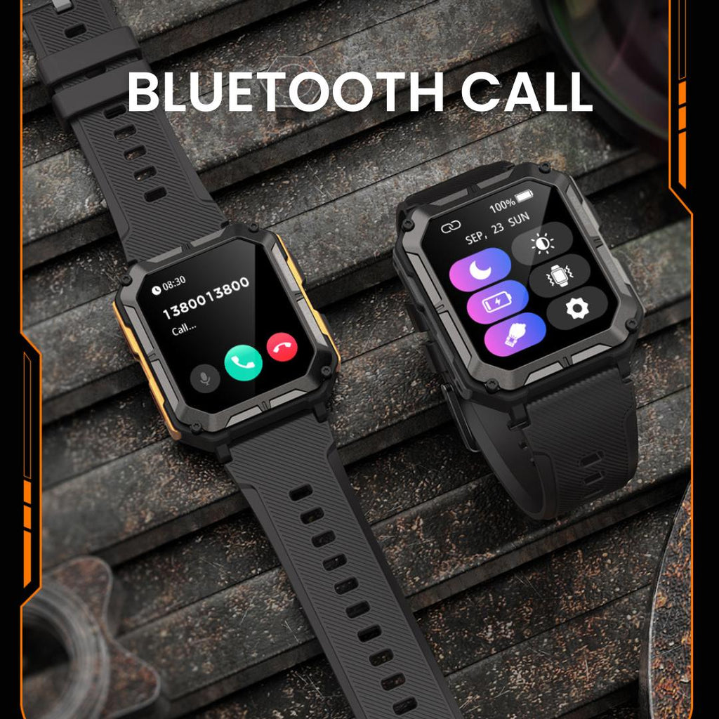 Aegis Series Pro Smartwatch | Durable, Health Monitoring & Bluetooth Connectivity for Active Lifestyles