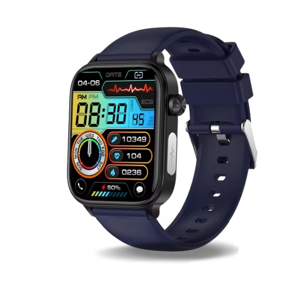 Advanced Health Monitoring Smartwatch – Glucose, Heart Rate, and Blood Pressure with Waterproof Design