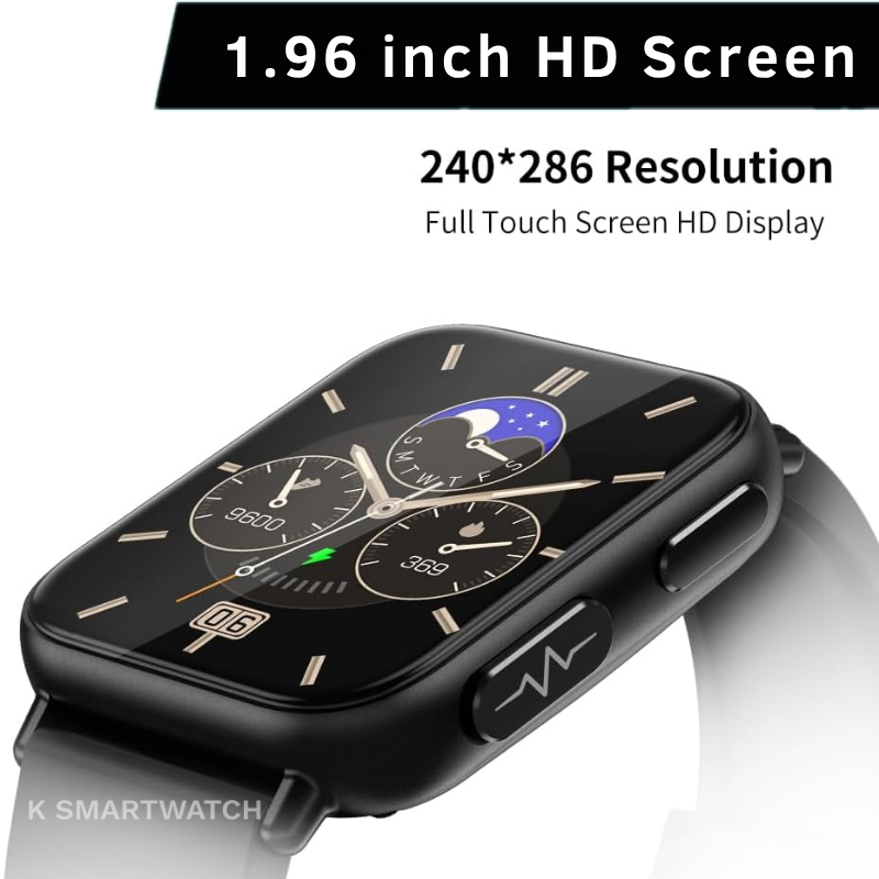 ECG Smartwatch with Blood Pressure Tracking – Designed for Active Living
