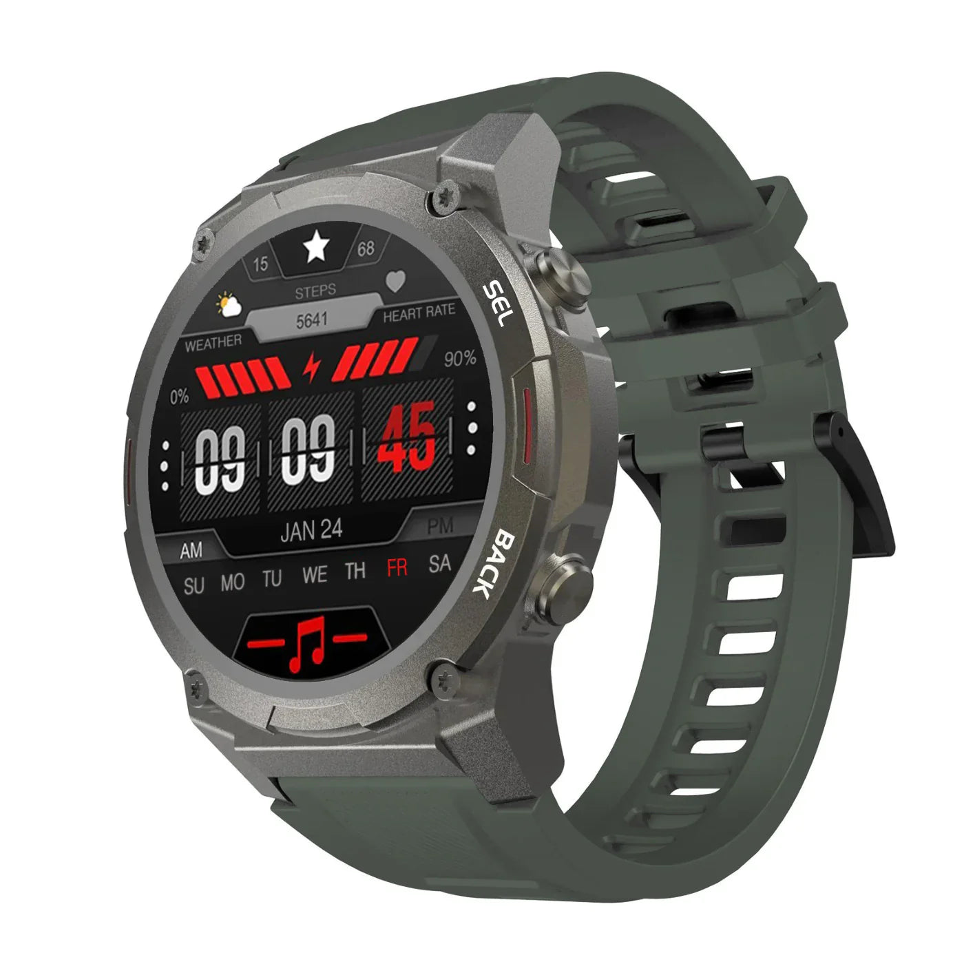 Pro Fit Smart Wach - Blood Sugar Monitoring, Sports modes & Waterproof Design