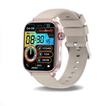 Advanced Health Monitoring Smartwatch – Glucose, Heart Rate, and Blood Pressure with Waterproof Design