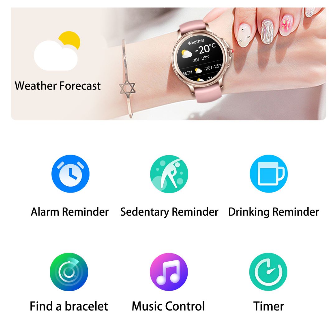 Smartwatch for Ladies – Fitness, Health, and Timeless Style in One