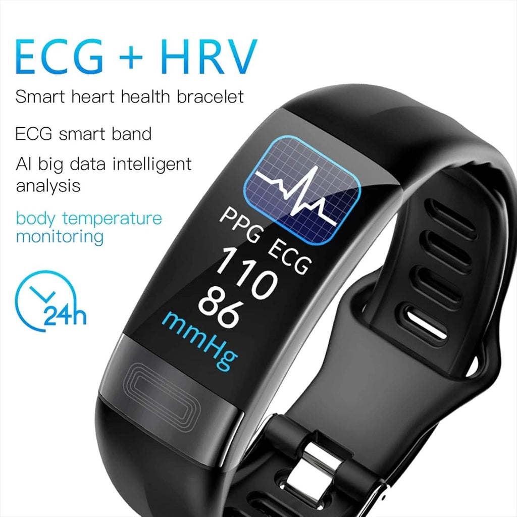 Blood Pressure & Heart Rate Smart Health Watch – BP Monitor, Pulse & O₂ Tracking with Steps & Calories Counter