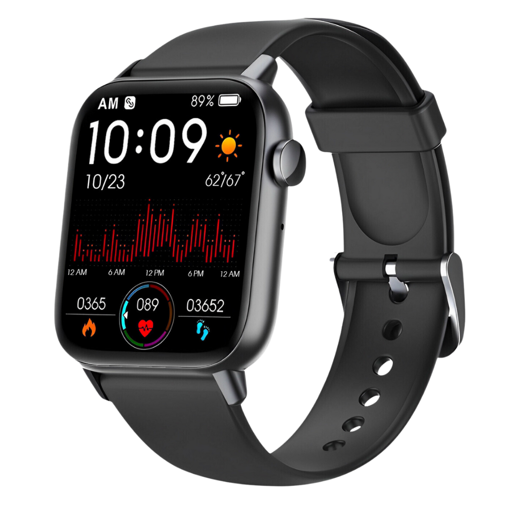 Smartwatch for Health & Fitness – Track Heart Rate, Sleep & Activity with Water-Resistant Design