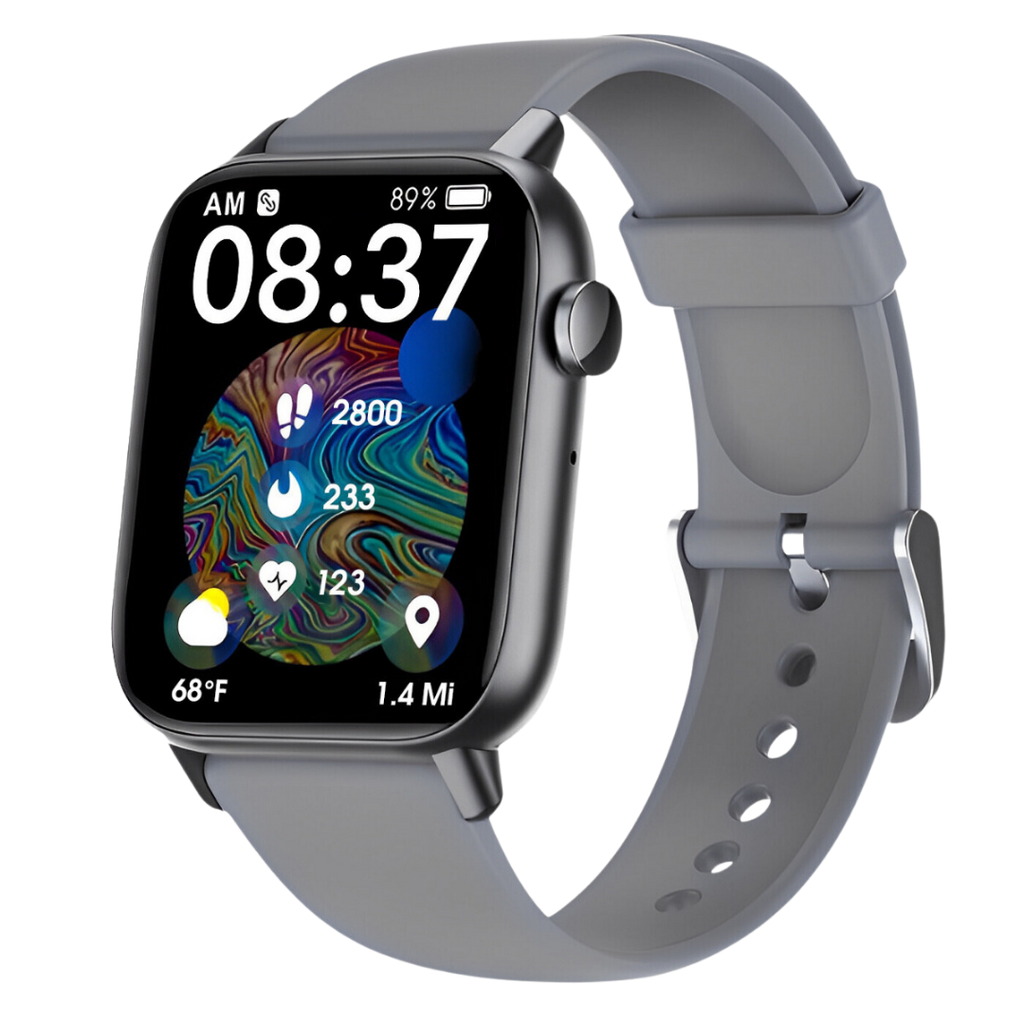 Smartwatch for Health & Fitness – Track Heart Rate, Sleep & Activity with Water-Resistant Design