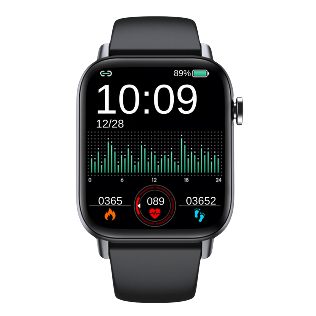 Smartwatch for Health & Fitness – Track Heart Rate, Sleep & Activity with Water-Resistant Design