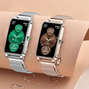 Aura Elegance Women's Smartwatch | IP68 Waterproof, Health Monitoring & Stylish Design | Ladies Exercise Watches