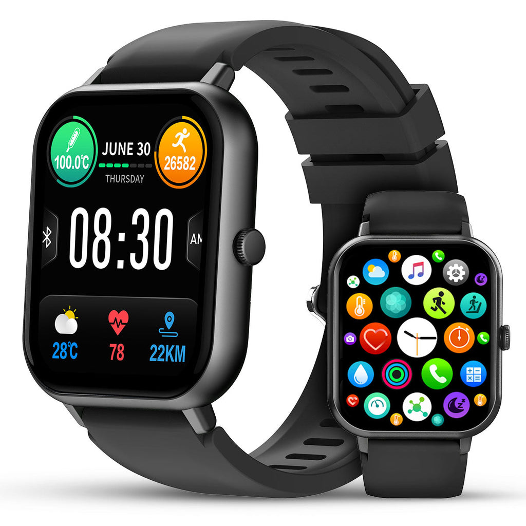 Family Smart Health Watch | Waterproof Activity & Fitness Tracker for Kids & Adults with HR, BP, SpO2, Sleep & Step Counter