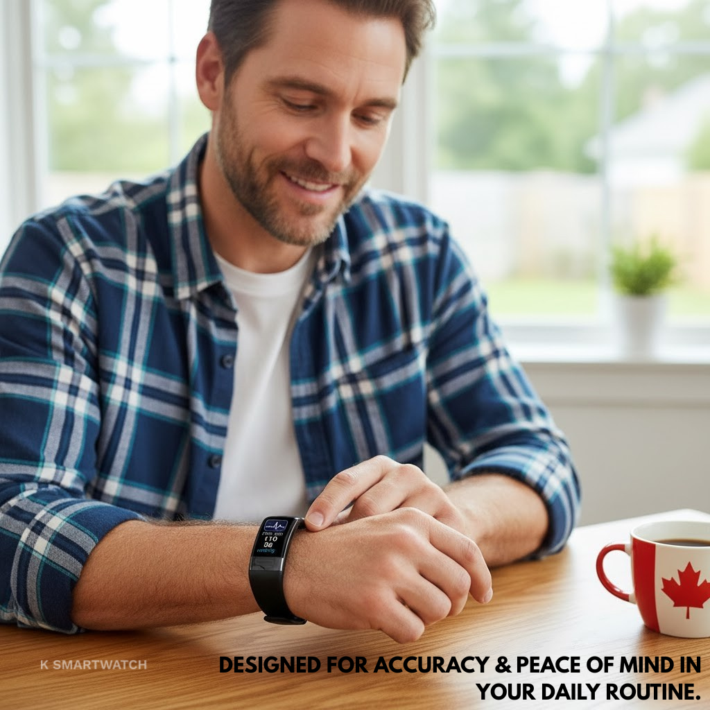 ProPulse Blood Pressure & Heart Rate Monitor Smartwatch – Sleek & Accurate | For Daily Use