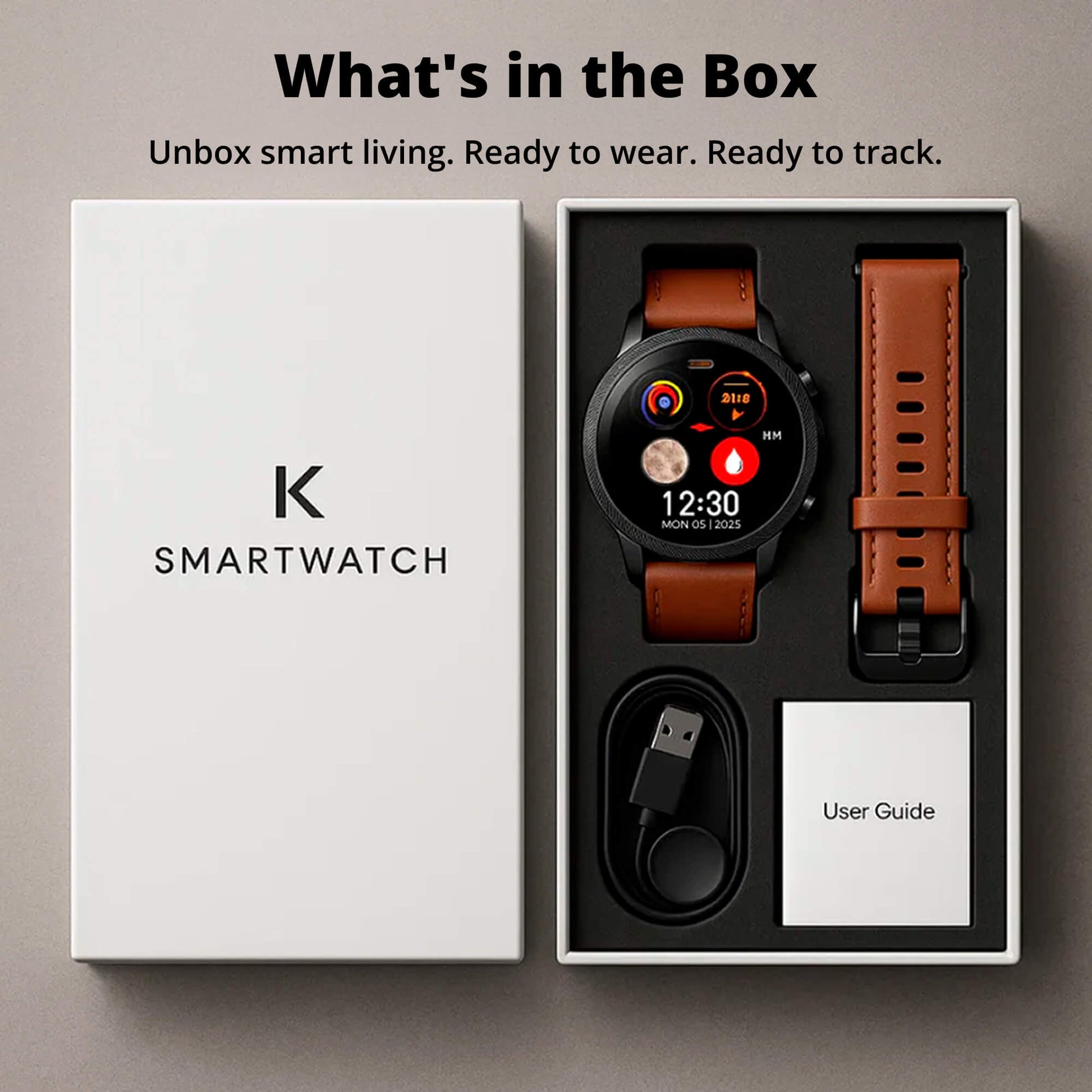 Diabetes Smartwatch with Blood Sugar Monitoring – Non-Invasive Glucose Sensor Watch