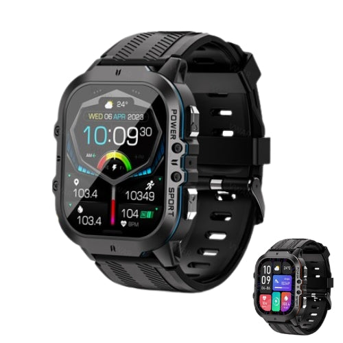 AquaPro Swimming Smartwatch: Waterproof Sports Watch - Ideal for Swimmers, Durable Water-Resistant Fitness Tracker