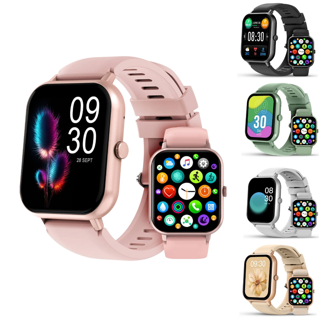 Family Smart Health Watch | Waterproof Activity & Fitness Tracker for Kids & Adults with HR, BP, SpO2, Sleep & Step Counter
