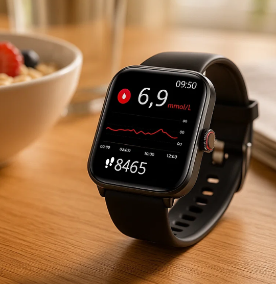Smartwatch with Glucose Monitor – Non-Invasive Diabetes Tracker for Men & Women